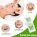 Facial Wax Strips for Women, 72 Strips with 6 Oil Wipes, Wax Strips for Face Hair Removal, Upper Lip Chin Eyebrow Waxing Strips, Long Lasting Smooth Finish, Easy Rub Peel And Go