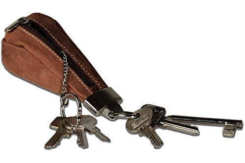 Schlüsseltasche Schlüsseletui (337C) Wild Nature Leder Schlüsselmäppchen Neu Cover