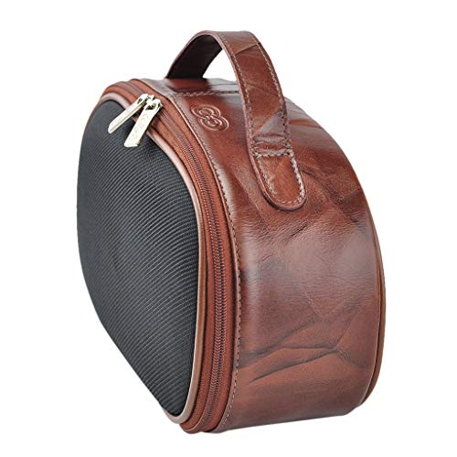 Bolsa de mão Necessaire/Frasqueira Ravena em Nylon com couro - Galvani