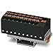 Produktbild Phoenix Contact CONTACT PTFIX 10/18X4-NS35 BK Verteilerblock, Anzahl der Anschlüsse 19, Querschnitt 0,5 mm² - 10 mm², AWG 20 - 6, Breite 28,6 mm, Schwarz, 8 Stück