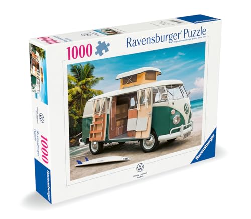 Puzzle 1000 pièces : Volkswagen T1 Camper Van Ravensburger France - vue 7