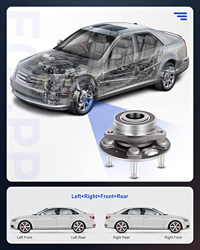 Image of ECCPP 513288 Wheel Bearing Hub Assembly for Chevrolet Impala 2014-2020