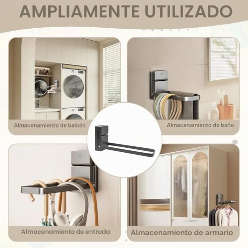Miniatura 7 de Jinminamz Tendederos Plegables, Tenderetes De Ropa Plegables, Tendedero Pequeño, Tendal Exterior Pared, Tendedero Portatil Viajes, Tendederos Plegables Para Lavandería Dormitorio Baño Trastero