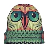 bonnet chouette tricot Taille du bonnet : motif hibou, longueur du bonnet : 26,8 cm, profondeur du chapeau : 28 cm, convient pour tour de tête : 53-59 cm. Le bonnet est un ajout essentiel à votre tenue tendance pendant l'hiver.