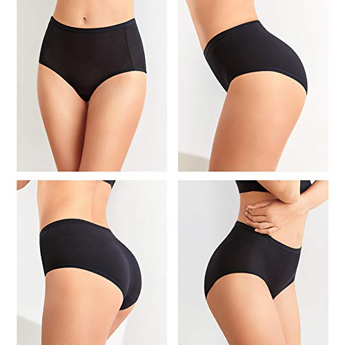 Womens Cotton Underwear, Plus Size High Waisted Comfortable Panties for Women,Breathable Seamless Stretch Underpants Briefs Women Multipack