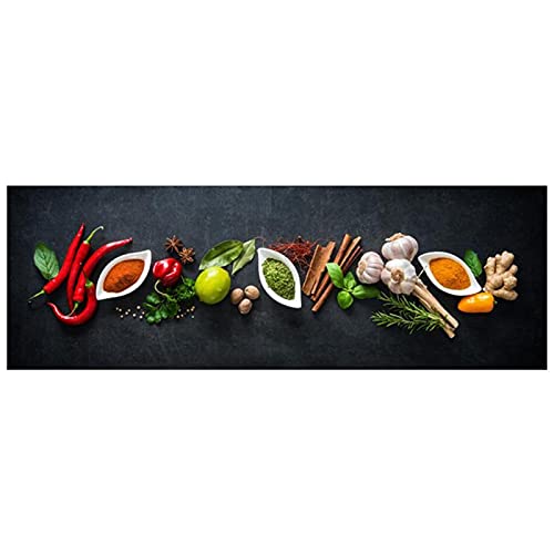 Photos d'art de cuisine pour habiller un grand mur vide tableau de légumes 50x200