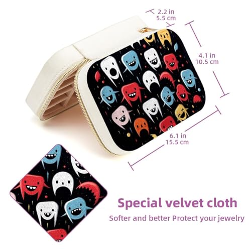 Boîte de rangement velours anti-choc compacte pour accessoires - 6
