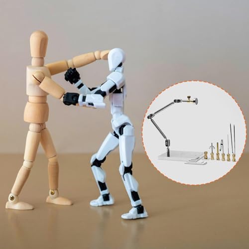 Figurines d'animation image par image support avec bras articulé en acier inoxydable
