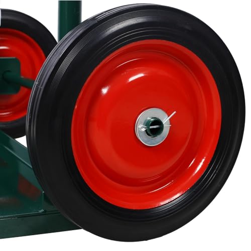 Carretilla para cilindros capacidad 440lbs con ruedas de goma 10 in miniatura 4