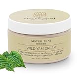 Sister Yoni Yam Cream - Natural Herbal Yam Cream for Hormone Balance - Handcrafted in the USA in Small Batches & Women-Owned (4oz)