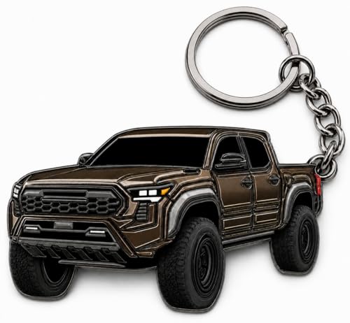 Image of Tacoma Keychain 2026 Tacoma Accessories 2016-2025 mods 4th Gen Cool Key Chain Fob Cover Toy Gift Truck