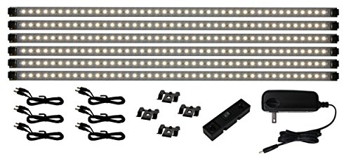 Inspired LED - Pro Series 42 LED Super Deluxe Kit - 3000K Warm White - Under Cabinet Lighting Kit LED Plug in