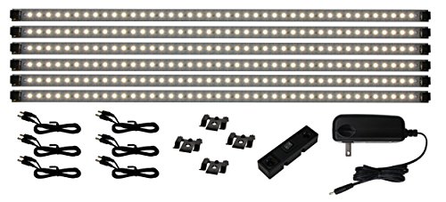 Inspired LED - Pro Series 42 LED Super Deluxe Kit - 3000K Warm White - Under Cabinet Lighting Kit LED Plug in