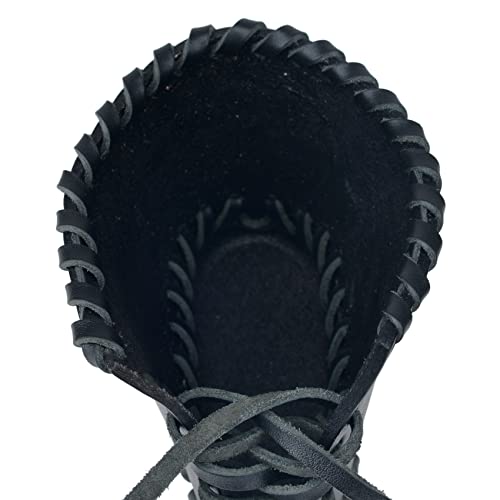 Recoil Pads With Handmade Lace Up Leather Slip,Extension Universal Fit For Rifles, Shotguns, Shoulder Protective Buttstock (Upgrade - Black) #TOP4