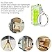 SIZIKJXGHWYI 3Pcs Keychain Spirit Bubble Level Mini Pocket Tool 15x15x40mm Spirit Levels Measuring Layout Tools