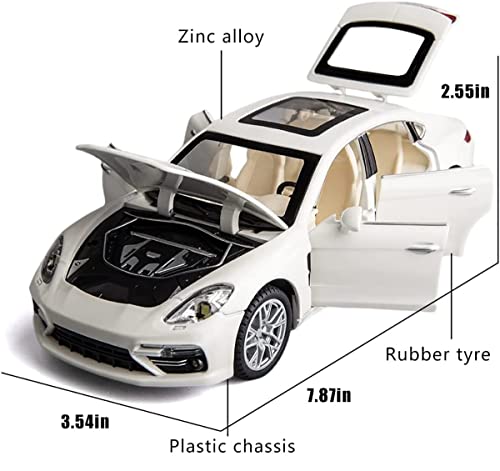 Image of Magicwand 1:24 Scale Die-Cast Porrsche Panamerra Model Car with Lights & Music【Pack of 1 】【Colors as Per Stock】