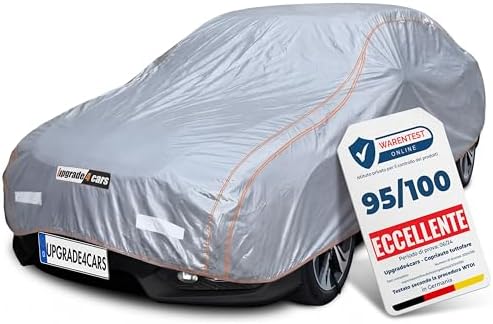 Upgrade4cars Telo Copriauto Esterno Versione 2026 Impermeabile | Copertura Completa per Tutte le Stagioni | Telo Universale Auto Berlina - XXL (540x200x120 cm)