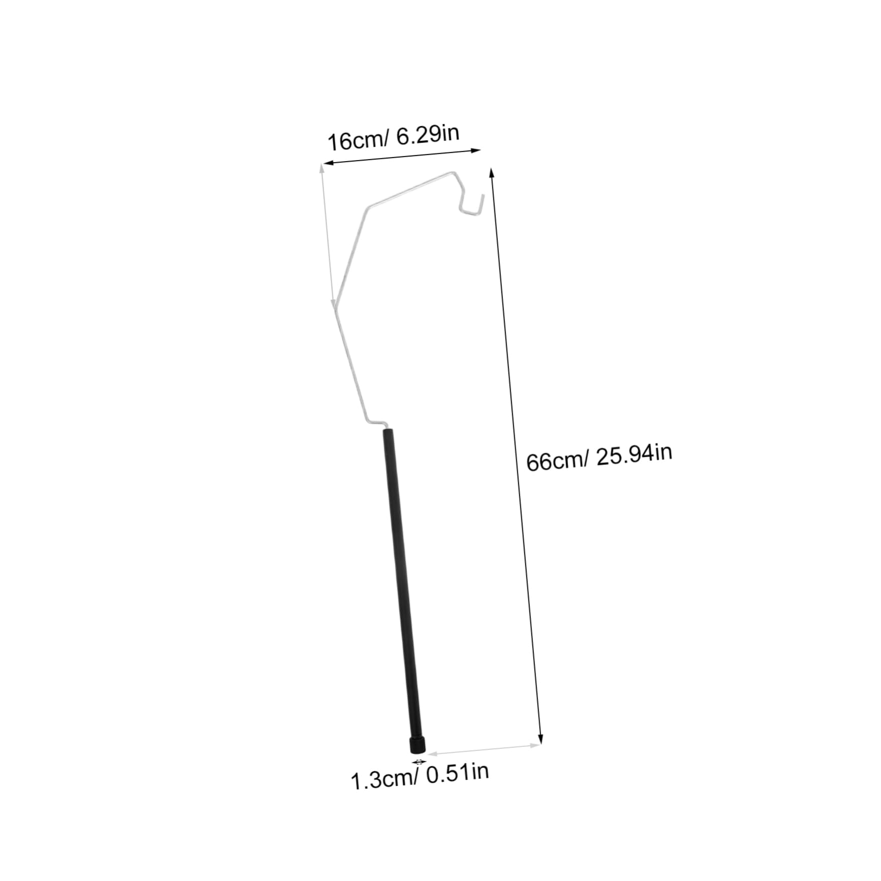 Yardwe Portable Camping Light Stand Lightweight Lantern Hook for Outdoor Activities for Camping Fishing Picnics Versatile Lighting Support