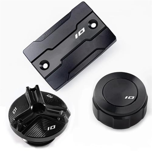 Tapa de líquido de frenos delantera y trasera para renovar tu moto MT10 2015-2021 negra