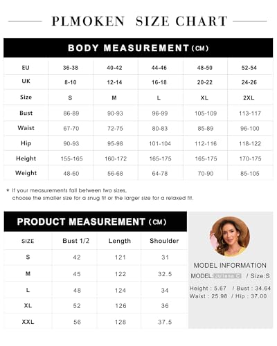 PLMOKEN Sommerkleider Damen Strandkleid Maxikleid - Lang Freizeitkleid Ärmellos leicht und luftig Leicht und Luftig Rundhals Geblümtes Tank Top Kleid 5
