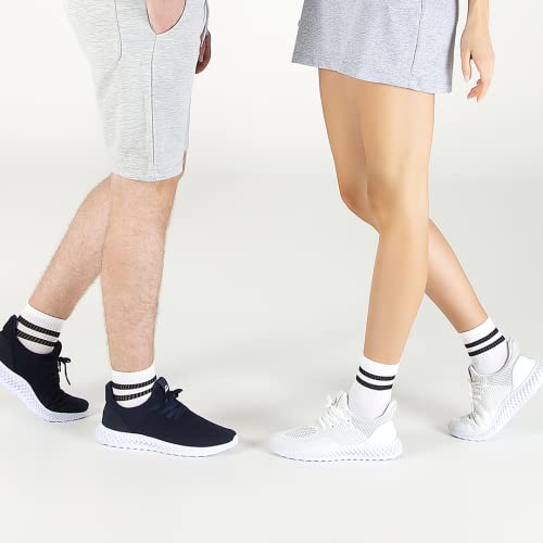 Chaussettes de sport anti-ampoules en bambou respirant pour tennis et gym