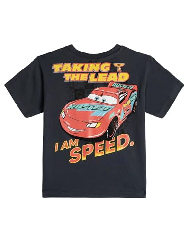 Image of Disney Pixar Boys' Athletic 2-Piece T-Shirt and Shorts Set Toddler to Big Kid