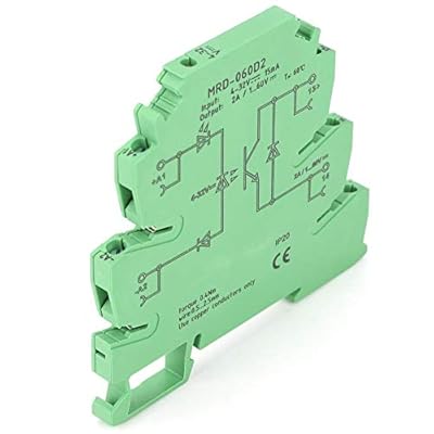 Relés de Estado Sólido, MRD-060D2 Módulo de Relé, Entrada 4-32V DC Salida 1-60V DC 6.2mm Módulo de Relé Ultrafino TS - Instalación de 35 Rieles con Indicador LED de Estado de Entrada | Ya disponible en tu tienda friki favorita! En mundofriki.es!