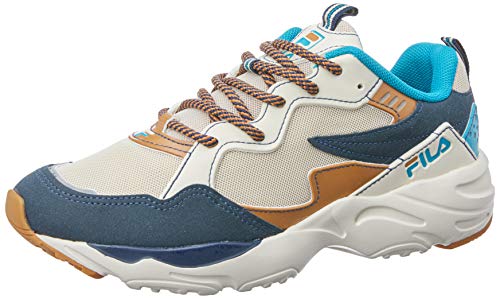 Tênis Fila, Rippler, Masculino, Bege/Marinho/Azul, 41