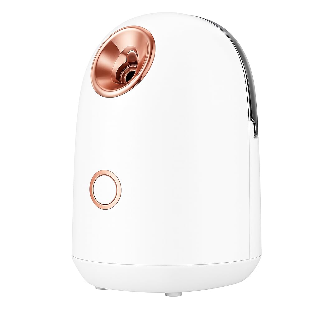 Vaporizador facial atomizador para combatir poros obstruidos y cutis apagado con calor