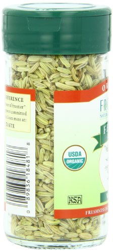Frontier Natural Products Fennel Seed, Og, Whole, 1.27-Ounce #TOP3