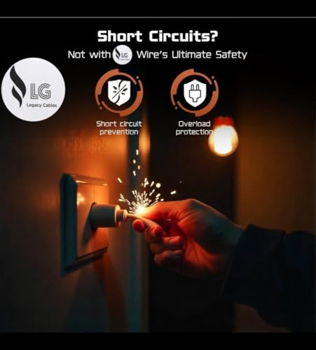 Image of LG Legacy Cable 0.75mm | 90m | FR PVC Insulated CCA Copper Wire | Single Core Multi-Strand House Wiring Cable (Yellow, 0.75mm)