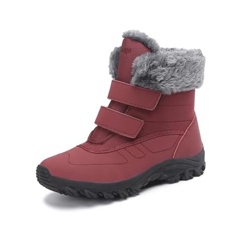 DRECAGE Waterproof Winter Ankle Snow Boots Cover
