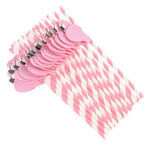 Mikinona 25 pitillos de papel flamenco biodegradables miniatura 1