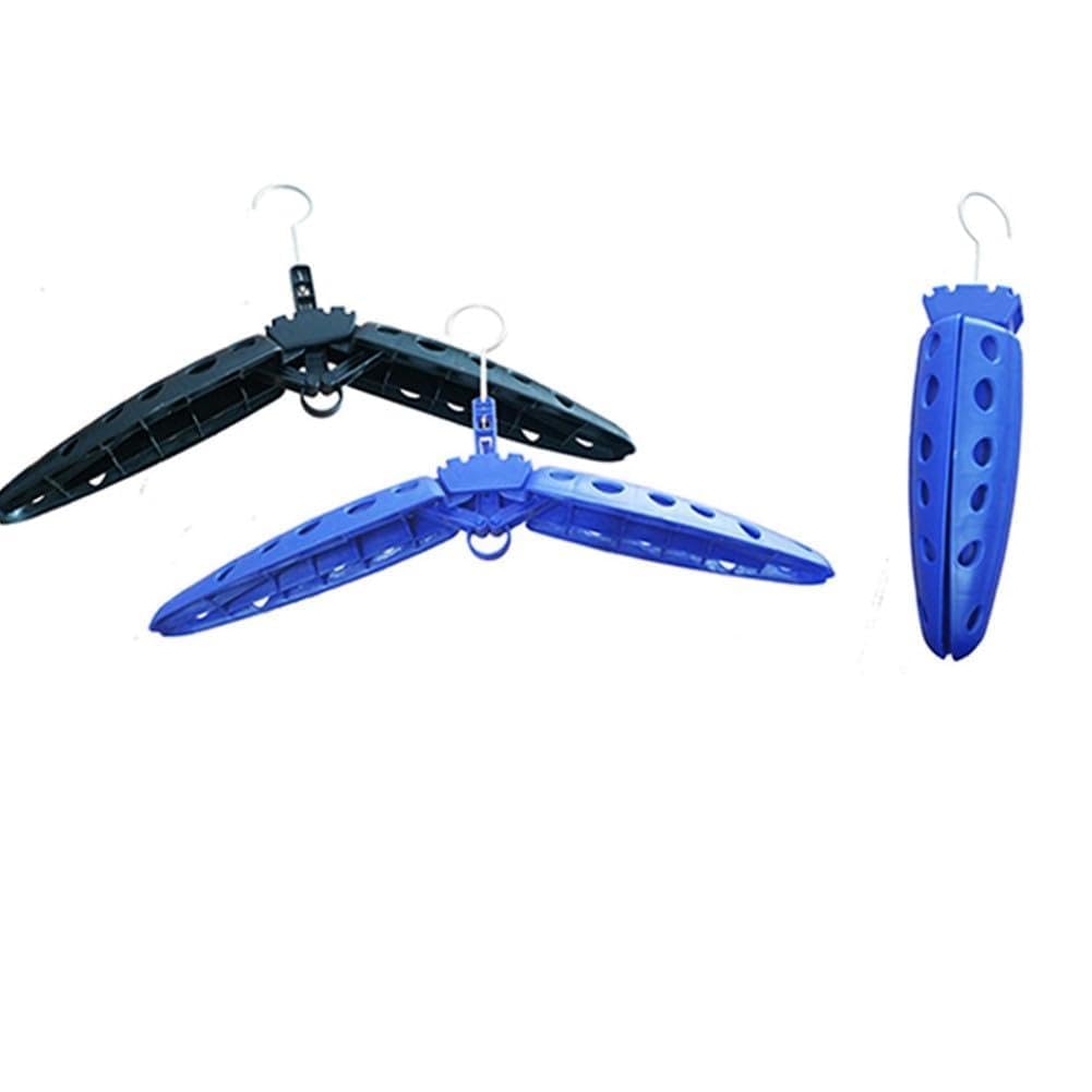 Percha plegable para trajes de neopreno, para surf, buceo, estante de plástico ventilado de secado rápido con brazos anchos, almacenamiento portátil para trajes húmedos para todos los trajes