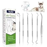 Cherioll Sarro Dental Limpiador,Limpiador de Dientes para Perros y Gatos,Dental Kit,Juego de eliminador de sarro para Perros, Juego de eliminación de sarro, para Perros y Gatos