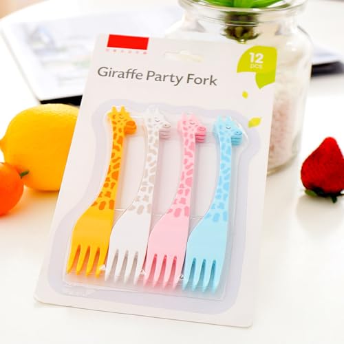Miniatura 4 de 12 Piezas Tenedores Fruta Niños, Palillos De Dientes De Animales, Mini Tenedores Infantiles Reutilizables De Frutas, Niños De Dibujos Animados Para Lonchera Fiesta Té Cumpleaños Bento Colegio
