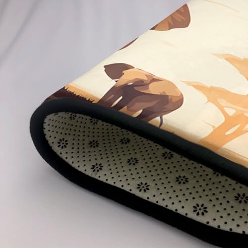 Tapis éléphants résistant et antidérapant pour table de chevet - 7