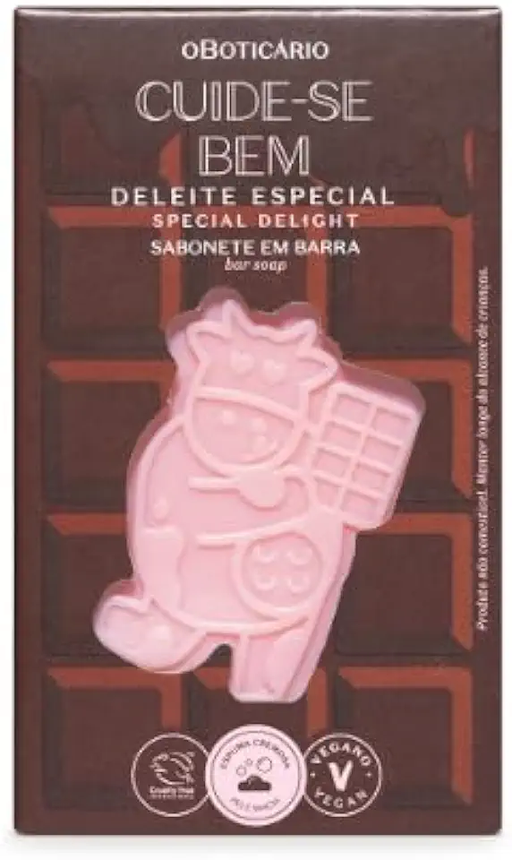 Sabonete em Barra Corporal Cuide-se Bem Deleite Chocolatudo 120g