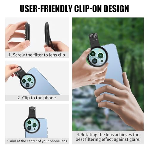 Filtre CPL pour smartphone : éliminez les reflets sur vos photos