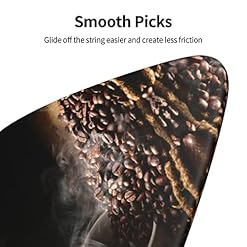 Ensemble de 6 médiators de guitare en grains de café pour guitare acoustique, guitare électrique, basse, ukulélé – fin… - Les Beatles, Paul McCartney, John Lennon, RIngo Starr, George Harrison Ensemble de 6 médiators de guitare en grains de café pour guitare acoustique, guitare électrique, basse, ukulélé - fin… – Image 7
