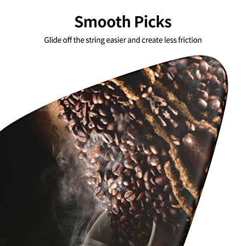 Ensemble de 6 médiators de guitare en grains de café pour guitare acoustique, guitare électrique, basse, ukulélé – fin… - Les Beatles, Paul McCartney, John Lennon, RIngo Starr, George Harrison Ensemble de 6 médiators de guitare en grains de café pour guitare acoustique, guitare électrique, basse, ukulélé - fin… – Image 8