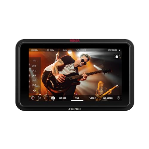 Atomos Ninja RAW: ProRes/ProRes RAW Monitor-Recorder with Camera Control for HDMI & mirrorless Cameras