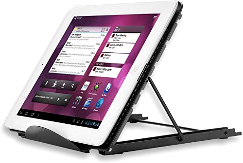 Soporte ajustable metálico para laptop y tablet 13.4x11.6 pulgadas miniatura 7