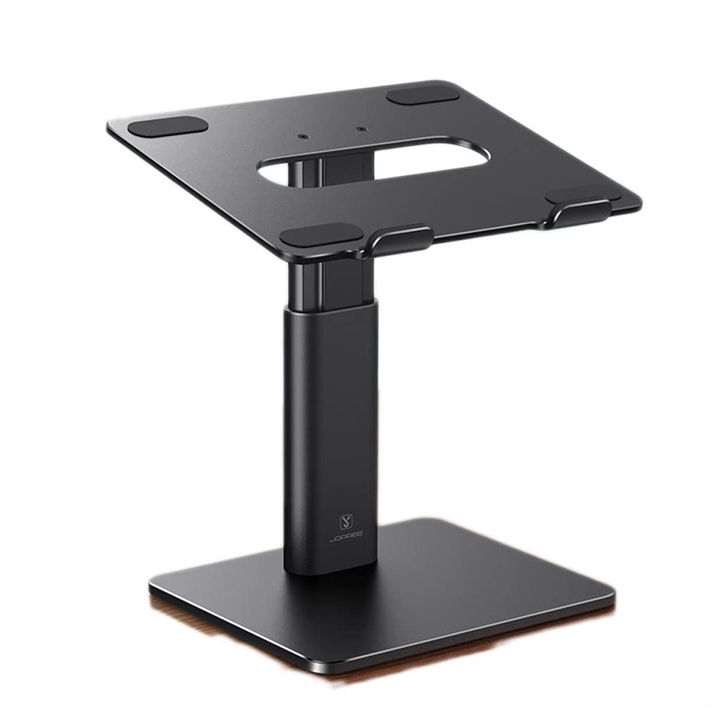 Supporto for Laptop Ventola Base for radiatore Staffa di Sospensione Portatile Pieghevole Rack di Supporto Verticale Raffreddamento Silenzioso (Color : Black)