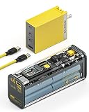 Shargeek STORM2 100W Power Bank 25600mAh with Transparent Case and IPS Screen & Shargeek 100W USB C