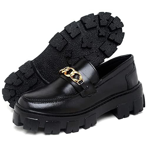 Sapato Feminino Mocassim Okford Modern DUBUY 1413AB Tamanho:36;cor:Preto;gênero:Feminino