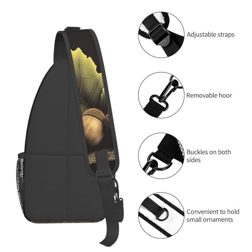 Morrales urbanas tipo sling negro para adultos miniatura 4