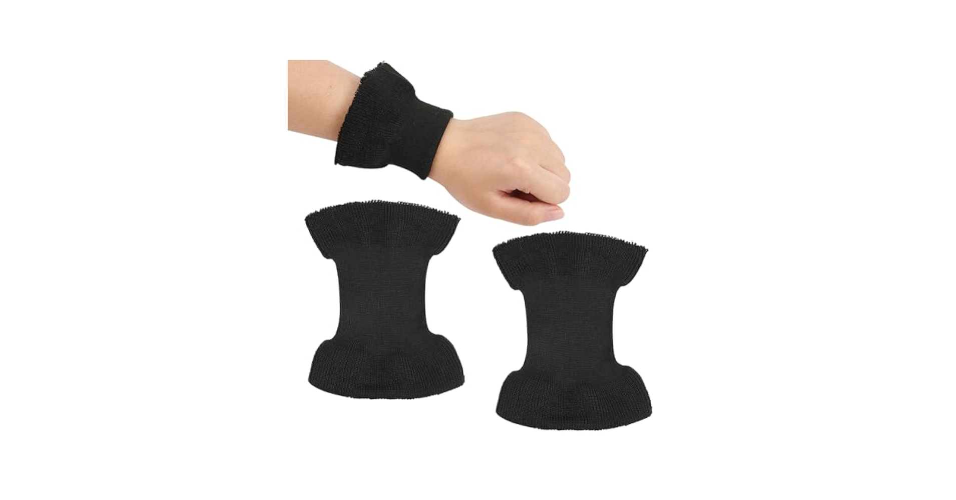 Amazon.com: WADORN Elastic Cuffs Ribbed Knit Trims, Black