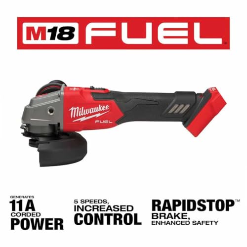 Milwaukee M18 Fuel Variable Speed Braking Grinder