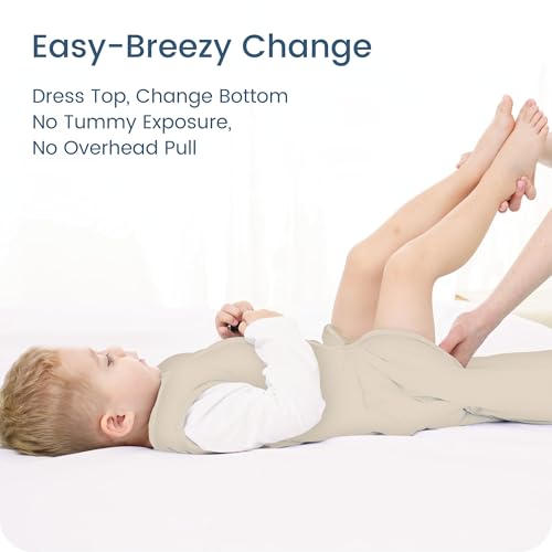 Image of Baby Sleep Sack 15-18-24 Months 1.0 TOG, Quilted Wearable Blanket Baby Sleeping Bag with 2-way Safe Zipper, Ultra Soft All Season Sleep Sacks
